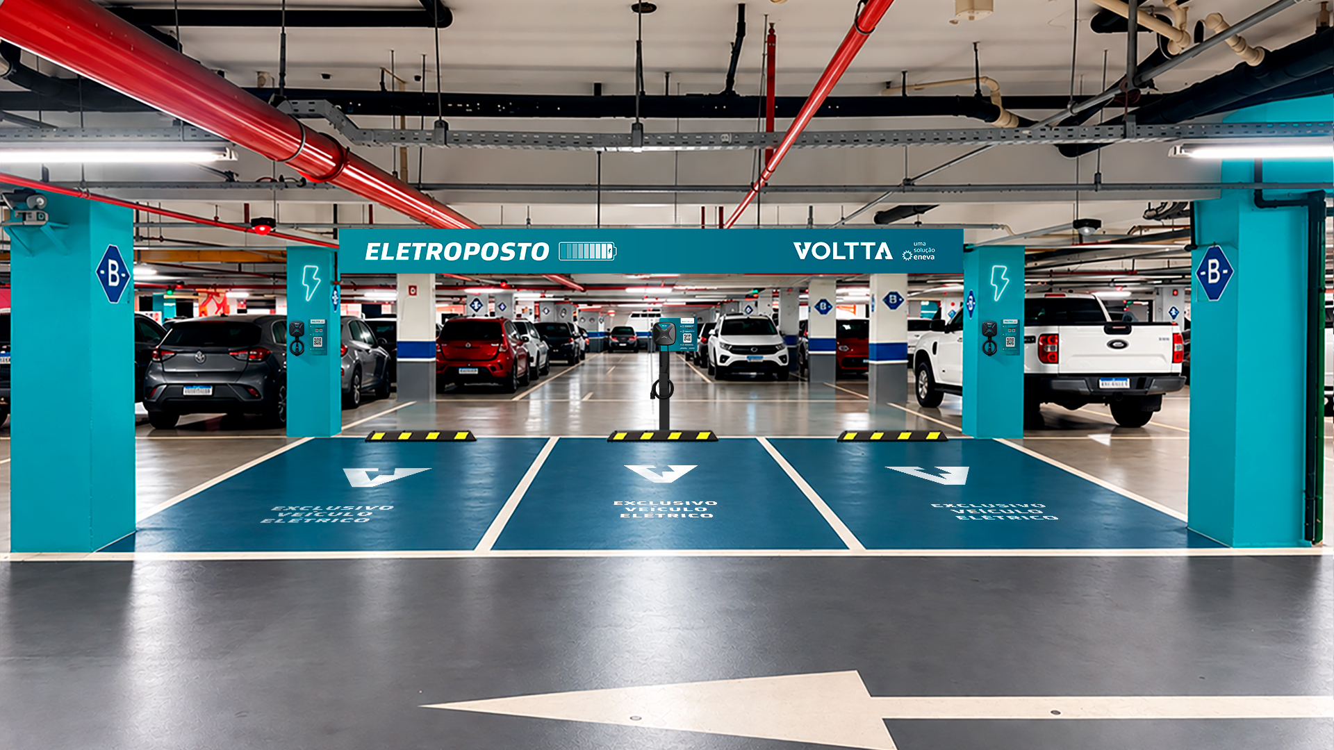 Eletroposto Voltta, NIAD Shopping Bougainville - Goiânia